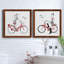 Tres Chic - Ensemble de 2 peintures sur toiles encadrées-707806053-707806075