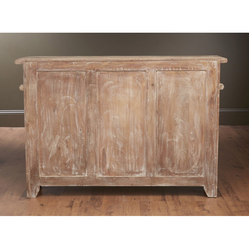 Gesling 53" 3-Drawer Sideboard, Weathered Sand