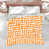 Beige clair / orange foncé