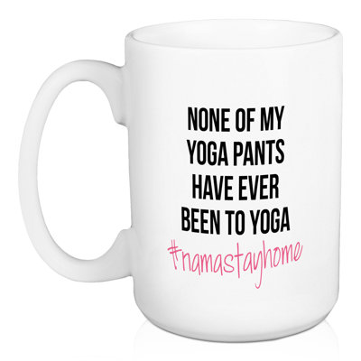 Aucun de mes shorts yoga n’a été à yoga tasse à café Goodrich