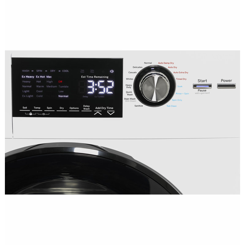 GE Capacity Front Load Washer/Condenser Dryer Combo