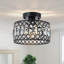 Luxury Crystal Drum Semi Flush Mount Light-207428896-207428899