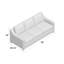 Clark 82" Square Arm Sofa with Reversible Cushions-1174687690-1177857590