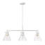 Luminaire suspendu pour îlot de cuisine en bronze brossé à 3 lumières Kyere-1531790046