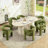 Modern Upholstered No Assembled Barrel Dining Chair-720201810