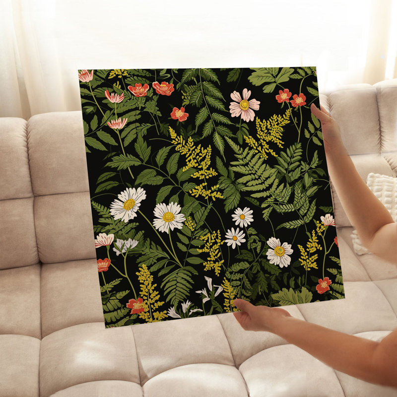 «Botanical Botanical Garden», reproduction d'art moderne sans cadre, H 28 po x l 28 po