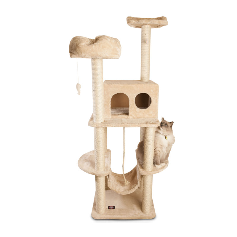 Arbre à chat 76" à fourrure casita