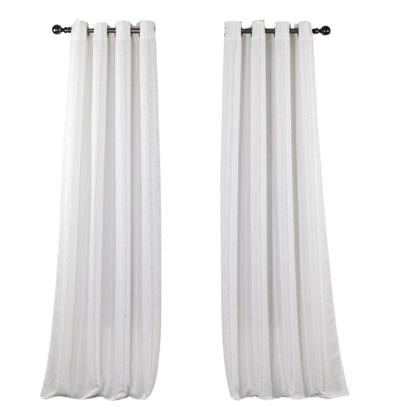 Panneau de rideau de fenêtre 84 ", Blanc