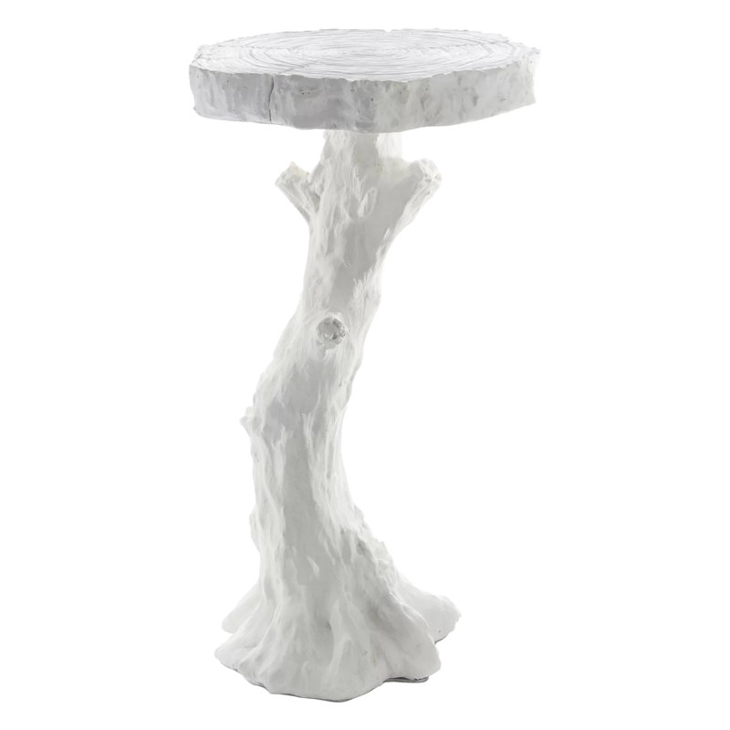 Table en faux bois - blanc