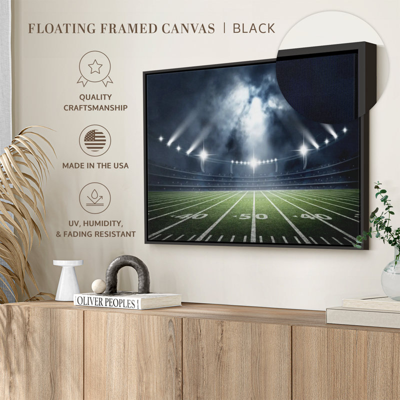 Grand Football Stadium Canvas Print, 9" H x 13" W