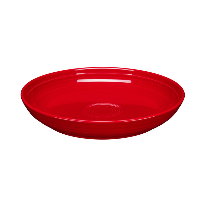 PLAQUE À DÉJEUNER / SALADIÈRE, Rouge écarlate