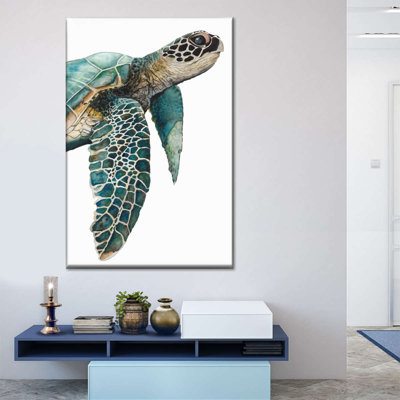 Great Sea Turtle Canvas Print