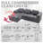 2 - Piece Chenille No Frame Compressed Sectional-653035644