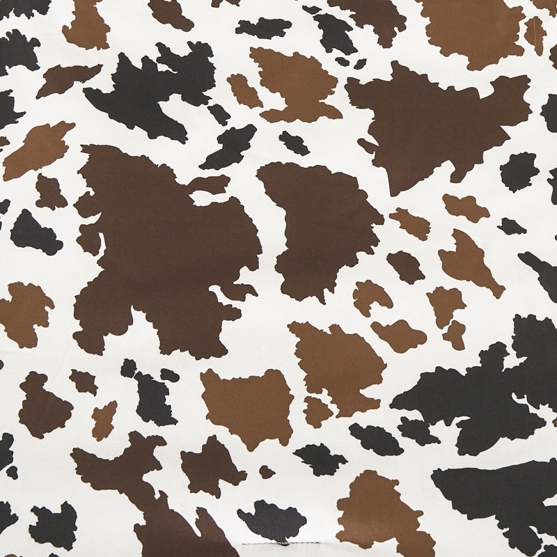 Ranch Style Cowhide Bedding Set, King Size