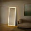 Miroir de plancher incliné Marilyn - 71 po, chrome