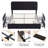 Huntsville 4-Drawer Velvet Upholstered Platform Bed-238129435-232083504