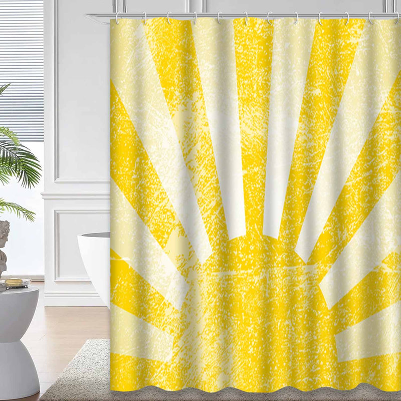 Rideau de douche Sun Rays, L 72 po x l 84 po