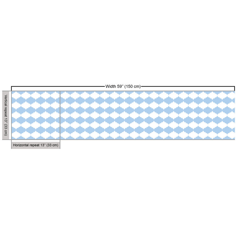 Peckham Simplistic Pastel Monochrome with Traditional Motif Fabric