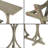 59.8'' Farmhouse Console Table with & Adjustable Legs - Entryway, Living Room Ready, Vintage Style-911503591