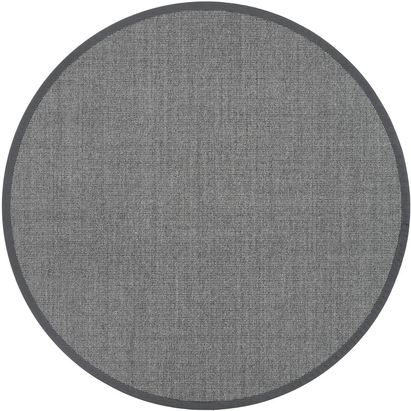 Cahto Solid Colour Area Rug, Round 160cm