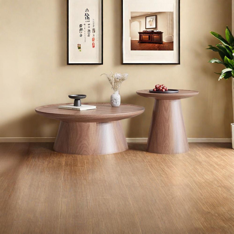Modern and simple round coffee table