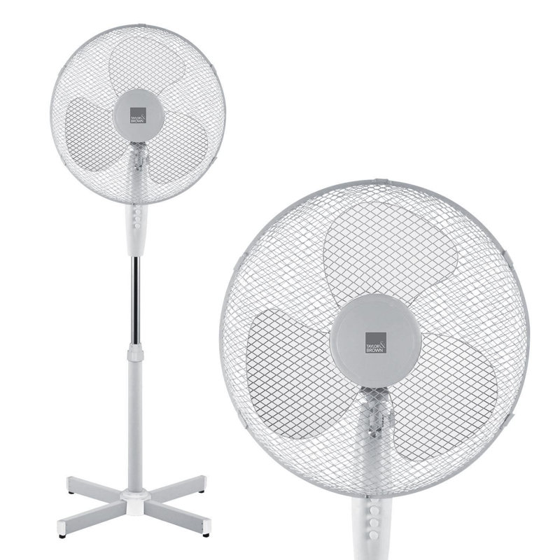 Symple Stuff Cicely 45Cm Pedestal Fan
