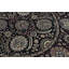 Hand-Knotted High-Quality Black Round Area Rug