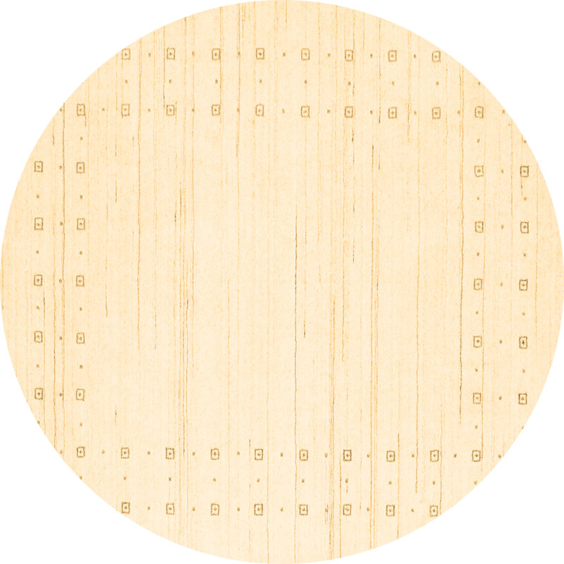 Washable Geometric Indoor Rug, Round 5'