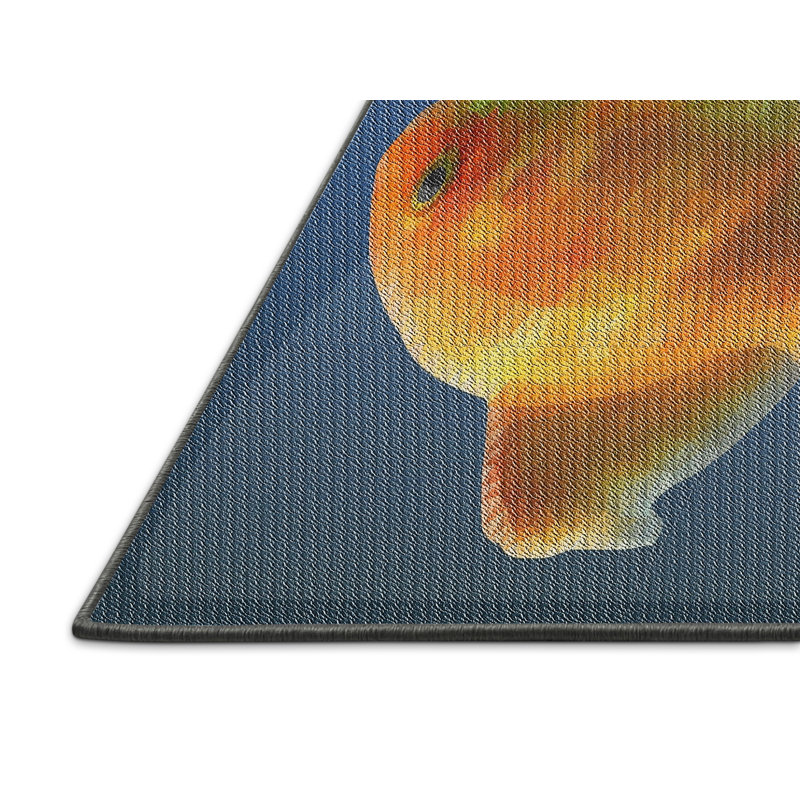 Tapis orange Maen, Rectangle 3 pi x 5 pi