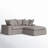 Tila L-Shaped Modular Polyester Sectional -894395063