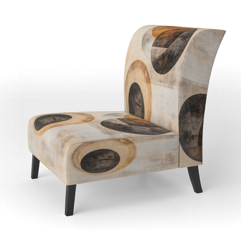 Fauteuil de chambre Abstract Shapes, Pantoufle sans accoudoirs