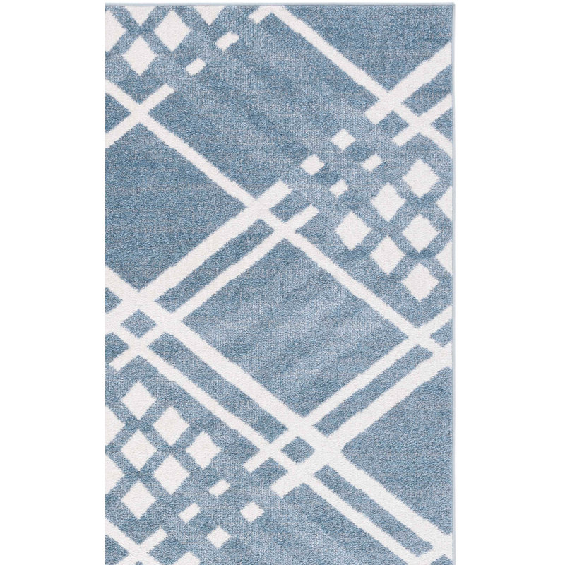 Blair Washable Performance Machine Washable Geometric Rug, Runner 2'2" x 8'