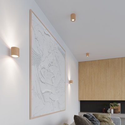 Skedee Concrete Flush Mounted Sconce