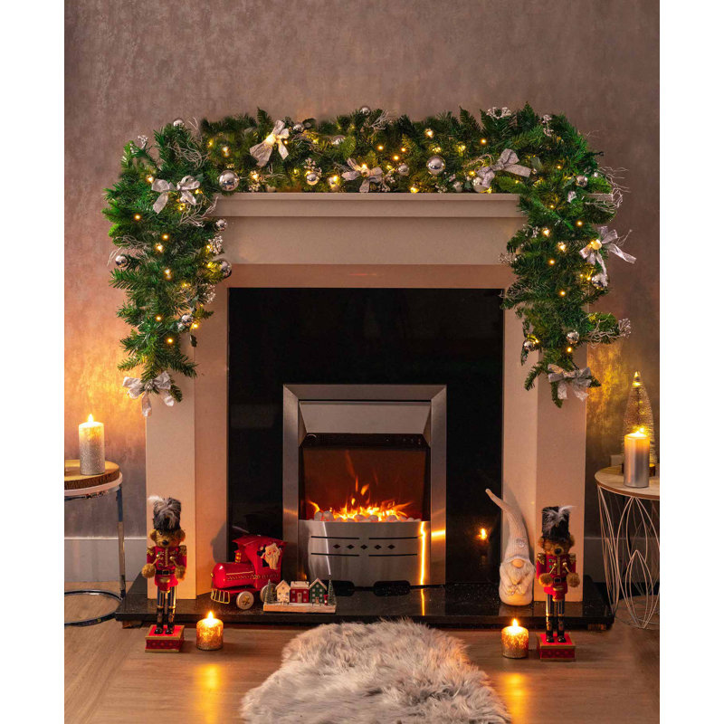 180cm Lighted Faux Garland with Lights