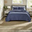 Ensembles de literie matelassés bleu marine de qualité supérieure, microfibre de polyester, style maison de campagne pour toutes les saisons
