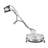 24" Pressure Washer Surface Cleaner, Stainless Steel Pressure Washer Attachments with 4 Wheels, 4000 Max PSI, 3/8 Quick Connector, 2 Spray Nozzles, Dual Handle, for Concrete, Patio, Sidewalk