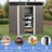 6ft x 5ft Outdoor Metal Storage Shed With window-116106454