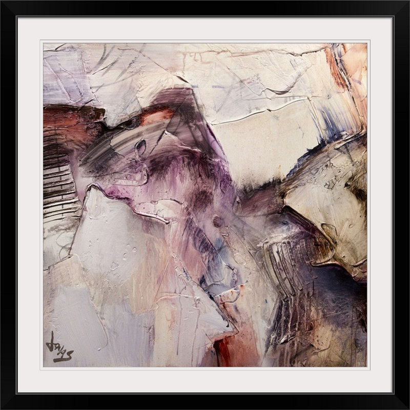 « intuition i » par "jonas gerard, reproduction d’art, H 35 po x l 35 po x P 1,5 po, Toile