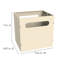 Mini-organisateur de bureau ou mural à 6 cubes avec 2 bacs de rangement pliables-88282153