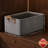 49L Large Capacity Foldable Storage Bin With Sturdy Steel Frame, Ideal For Organizing Clothes, Blankets, Toys, Books, And Household Items-817064474-817064472