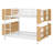 Separable Bunk Bed With Bookcase-1700299087-1700299081
