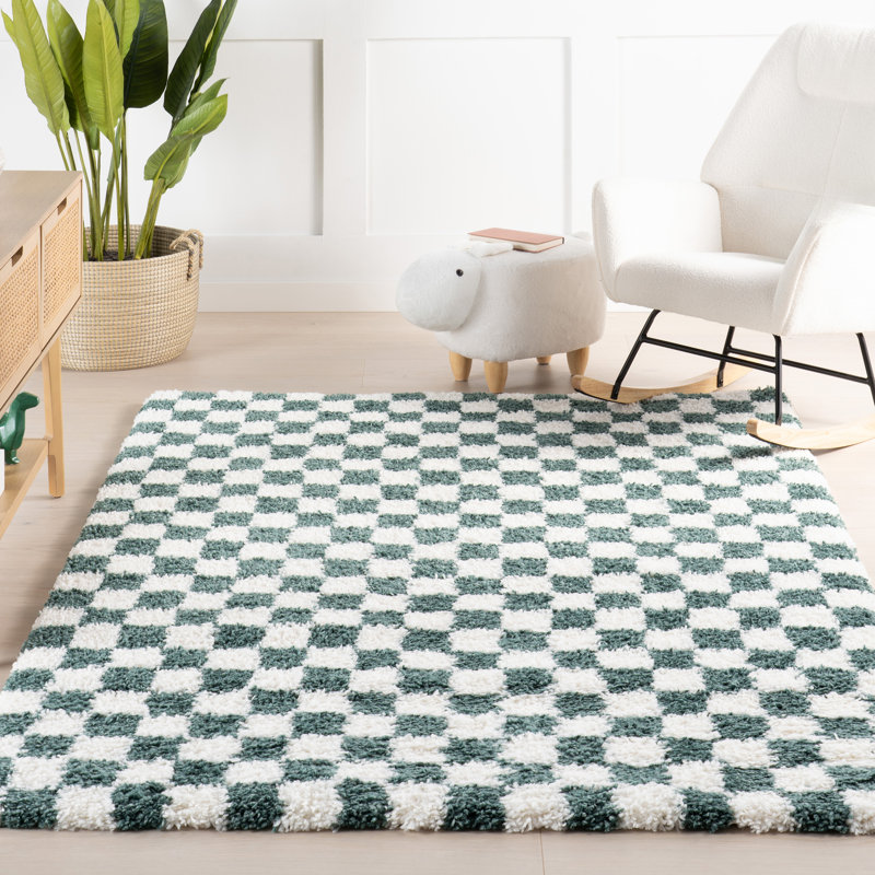 Tapis à poils longs Mid-Century Adelaide, Rectangle 8 pi x 10 pi