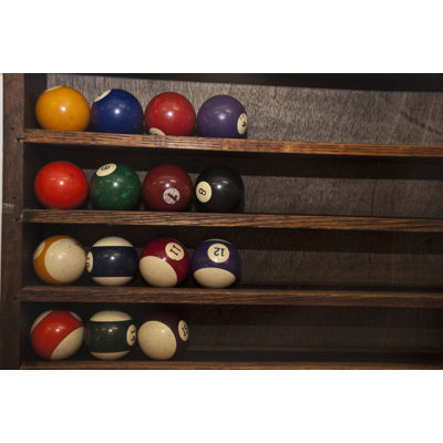 Pool Balls - Wrapped Canvas Print