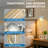 Modern LED Bubble Wall Light, 8W  LED Bubble glass wall sconce,  Dimmable Exterior Flush Mount Sconce, Silver Crystal Wall Sconce for Front Porch, Patio, ETL Listed, 1pack