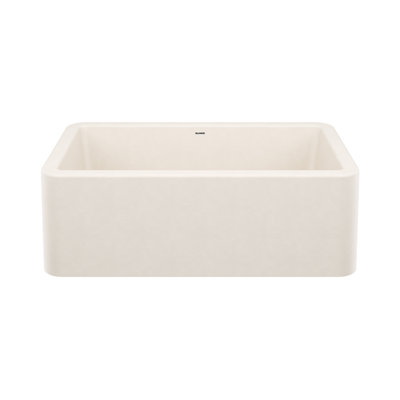 Ikon SILGRANIT 30" Single Bowl Apron-Front Farmhouse Sink - Soft White