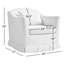 Ensemble de 2 fauteuils pivotants Mcgee Modern Farmhouse-771953564