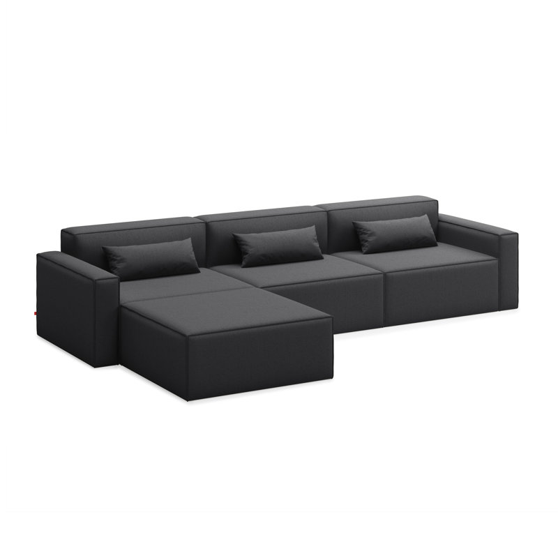 Mix Modular 4-Piece Sectional, Mowat Raven