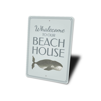 Funny Whale Sign