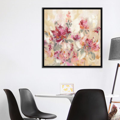 « floral reflections i », impression sur toile
