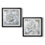 «Bombshell Bloom I», ensemble de 2 reproductions d'art sur toiles-376382690-376382692-303164721